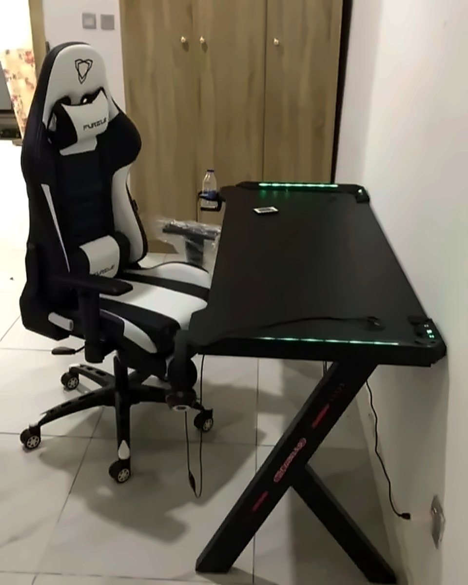 Gaming chair and RGB desk